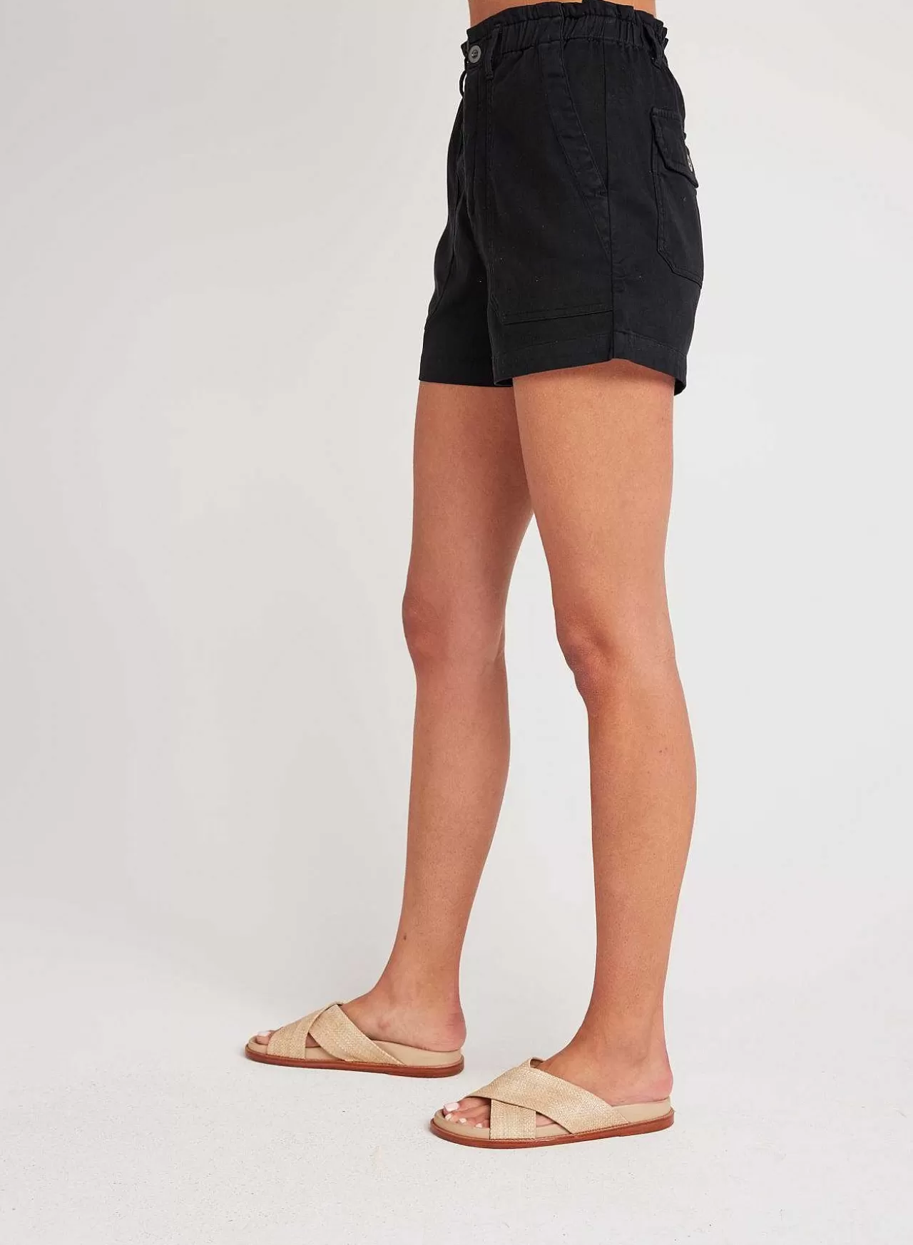 Callie Ruche Kort - Vintage Zwart>Bella Dahl Best