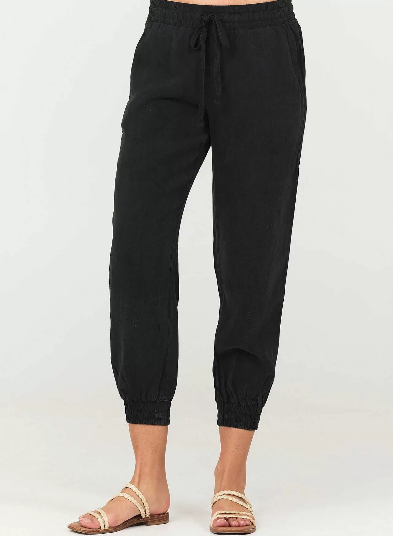 Gemakkelijke Joggingbroek Met Trekkoord - Vintage Zwart>Bella Dahl Fashion