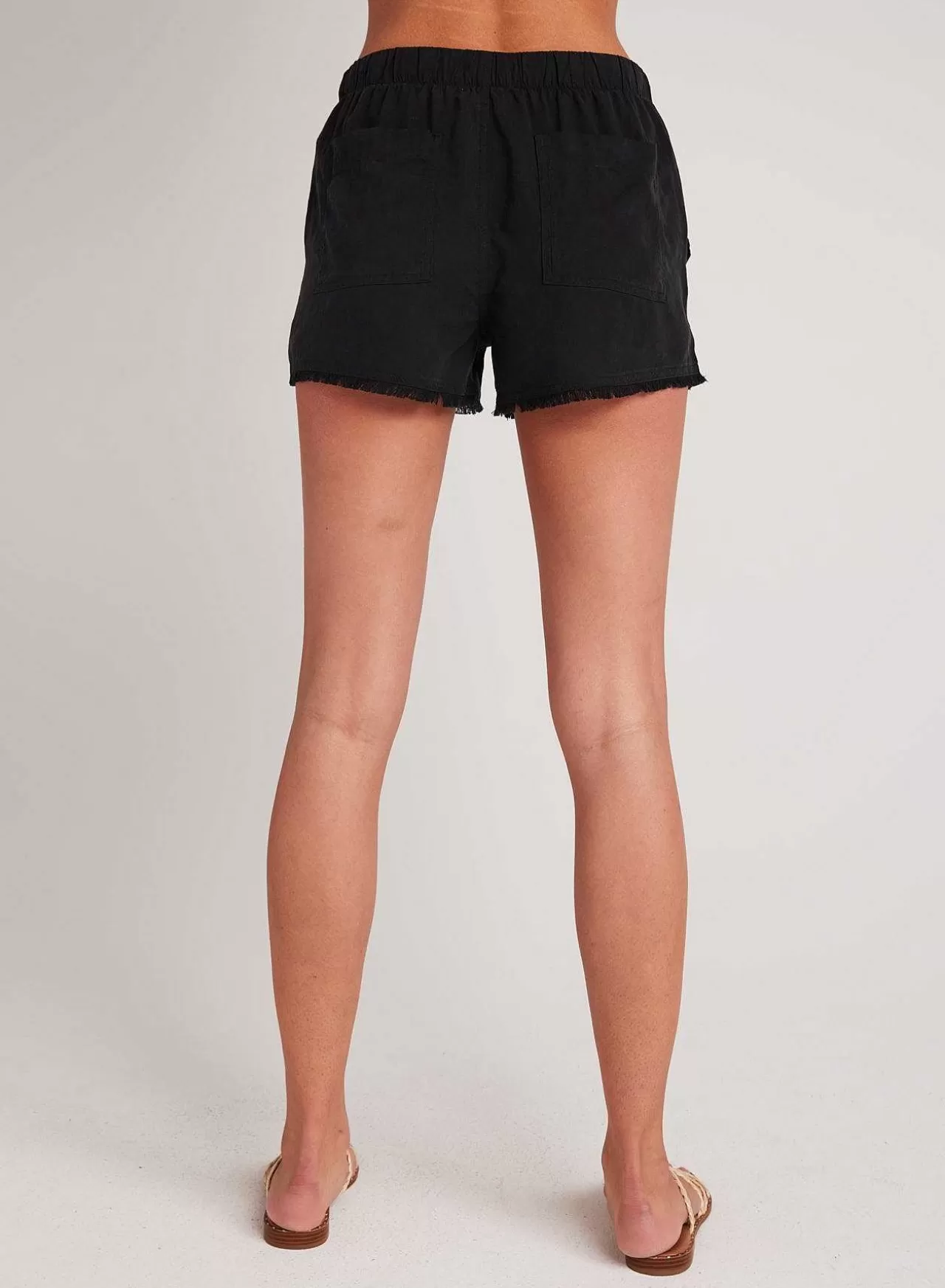 Gerafelde Zoomzak Kort - Vintage Zwart>Bella Dahl Store