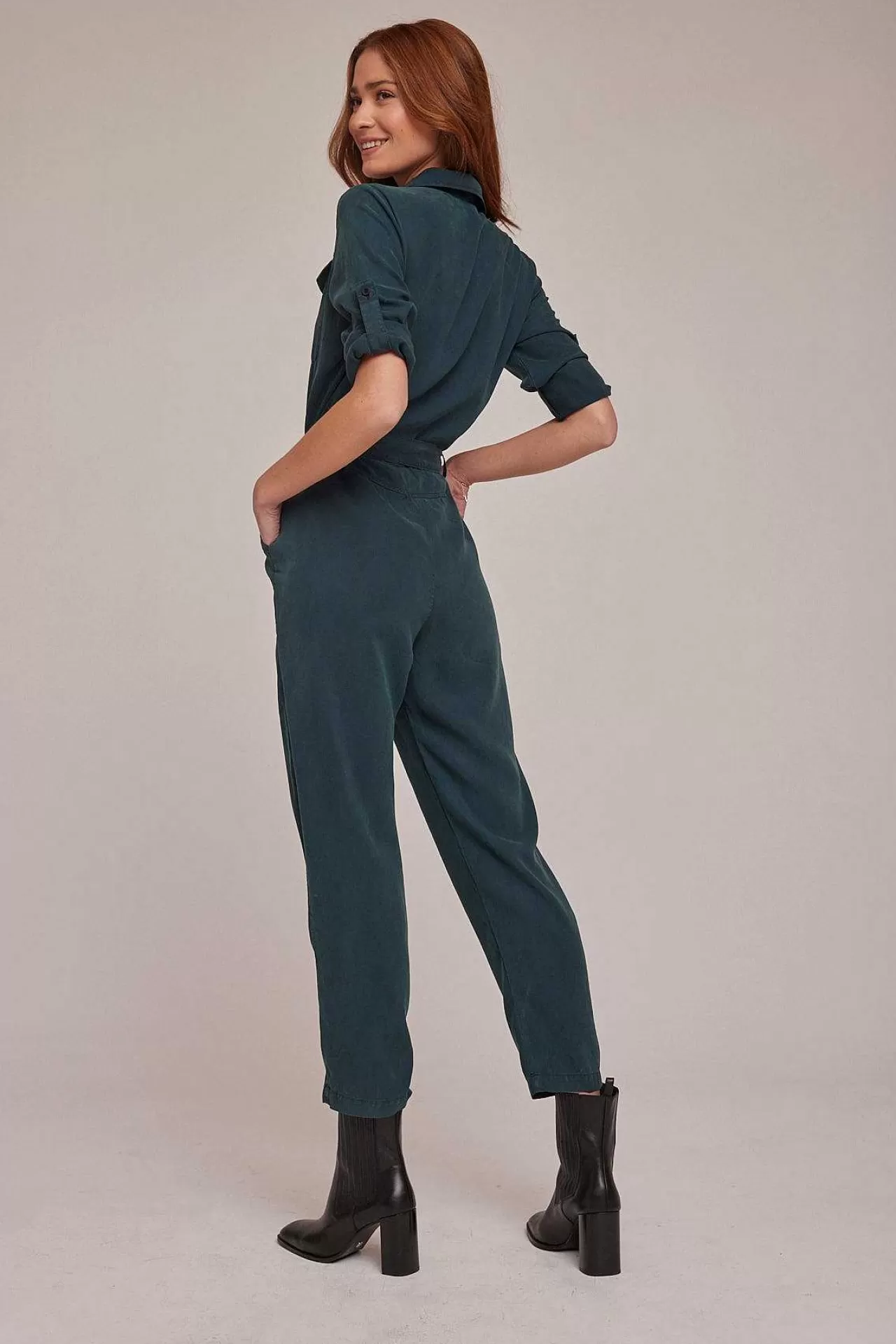 Jumpsuit Met Lange Mouwen En Ritssluiting Aan De Voorkant - Jade Night>Bella Dahl Best Sale